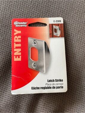 Satin Nickel Latch Strike - Entry E-2309